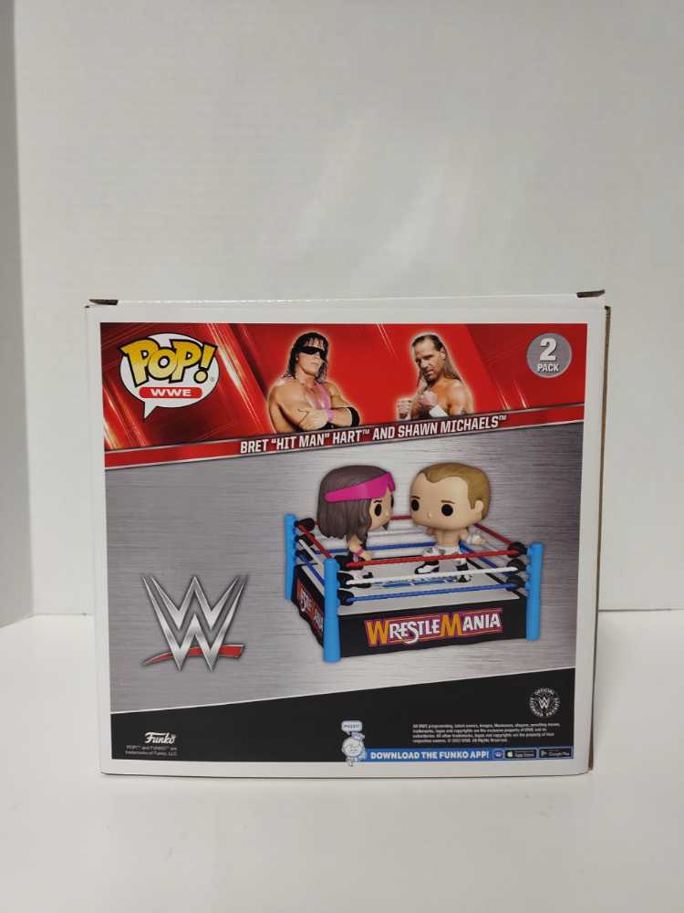 Bret "Hit Man” Hart and Shawn Michaels - WWE vinyl figure collectible [Barcode 889698677530] - Main Image 2