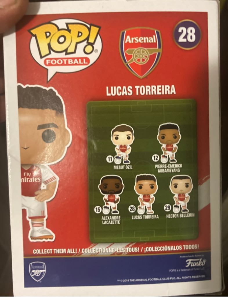 Lucas Torreira  vinyl figure collectible [Barcode 889698427937] - Main Image 2