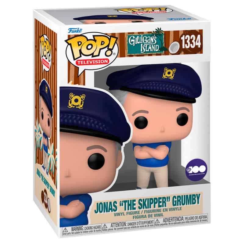Gilligan’s Island: JONAS “The SKIPPER” GRUMBY  vinyl figure collectible [Barcode 889698707640] - Main Image 2