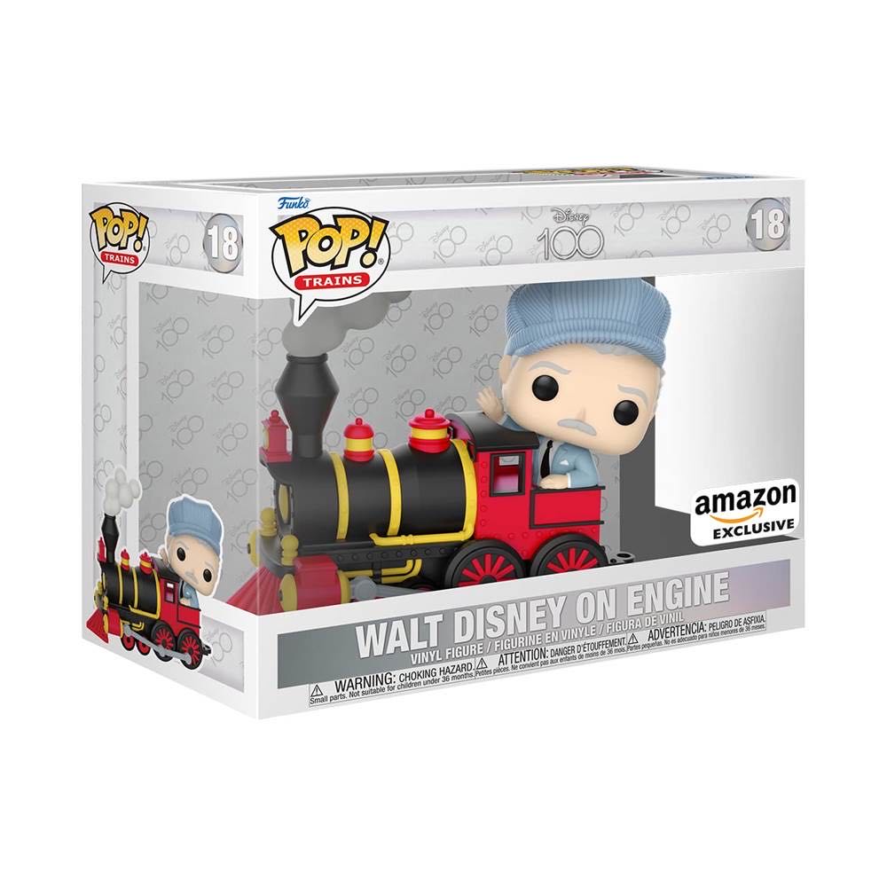 Disney 100 Train : Walt Disney on Engine (Amazon Exclusive) - Disney vinyl figure collectible [Barcode 889698692472] - Main Image 2