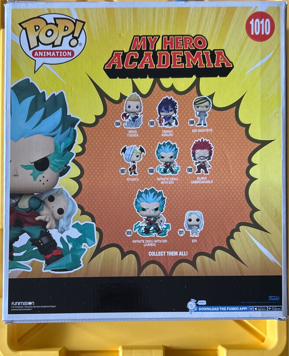 Funko Pop Animation: My Hero Acadamia Infinite Deku 10”multicolor51901  vinyl figure collectible [Barcode 889698519014] - Main Image 3