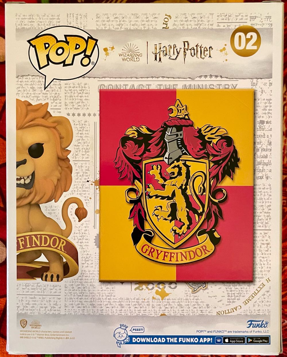 Gryffindor Mascot - Harry Potter vinyl figure collectible [Barcode 889698663090] - Main Image 2