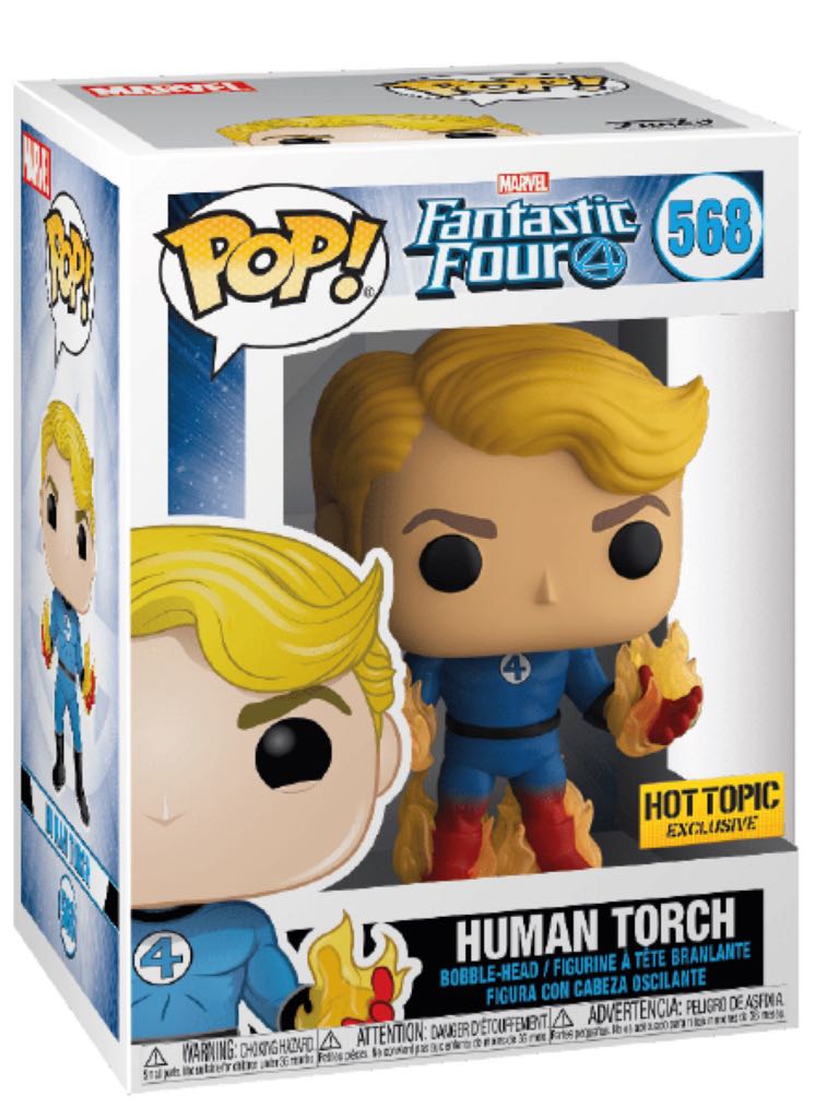 Human Torch  vinyl figure collectible - Main Image 2