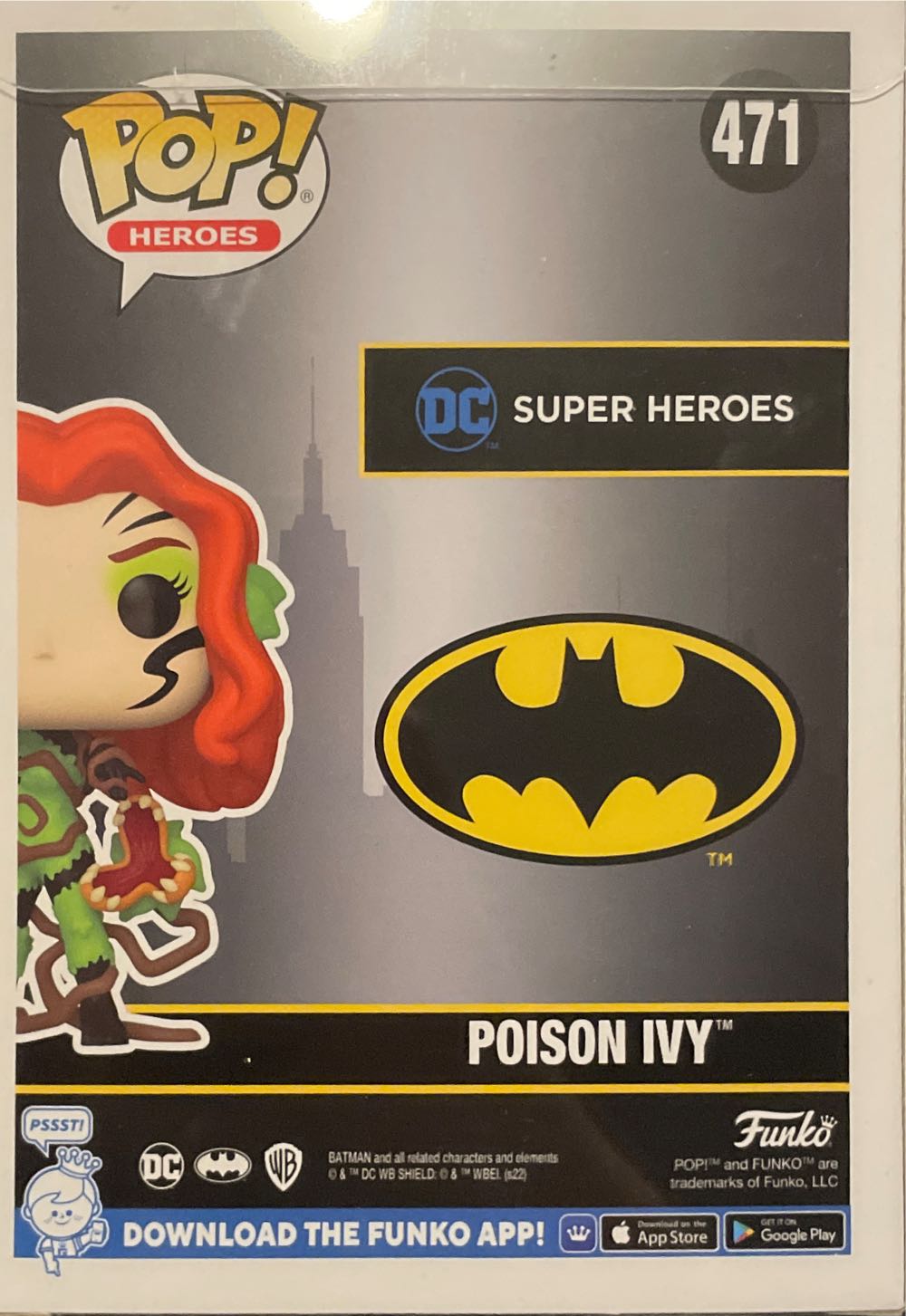Poison Ivy Pop! 471 - DC Universe vinyl figure collectible [Barcode 889698702737] - Main Image 4