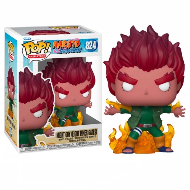 Naruto: Might Guy (Eight Inner Gates), #824 - Naruto Shippuden vinyl figure collectible [Barcode 889698664844] - Main Image 2