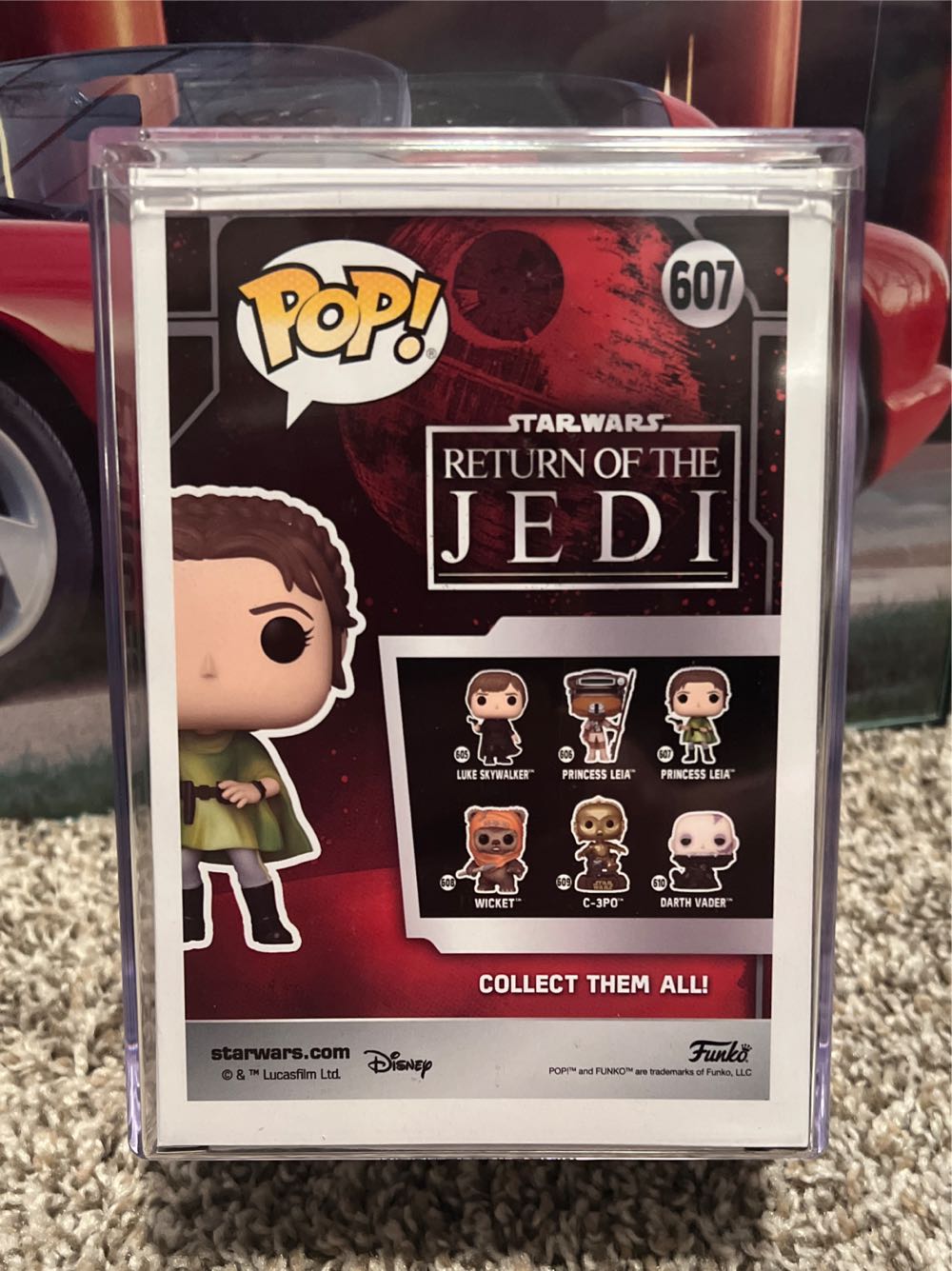 Princess Leia - Star Wars - 607 Return Of Jedi - Funko Pop - Star Wars vinyl figure collectible [Barcode 889698707473] - Main Image 2