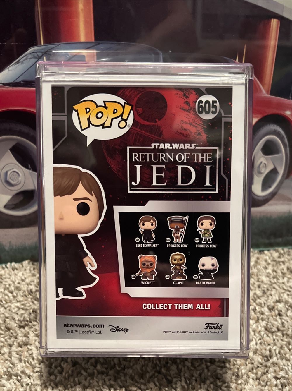 Luke Skywalker - 605 - Star Wars - Return Of Jedi- Funko Pop - Star Wars vinyl figure collectible [Barcode 889698707497] - Main Image 2