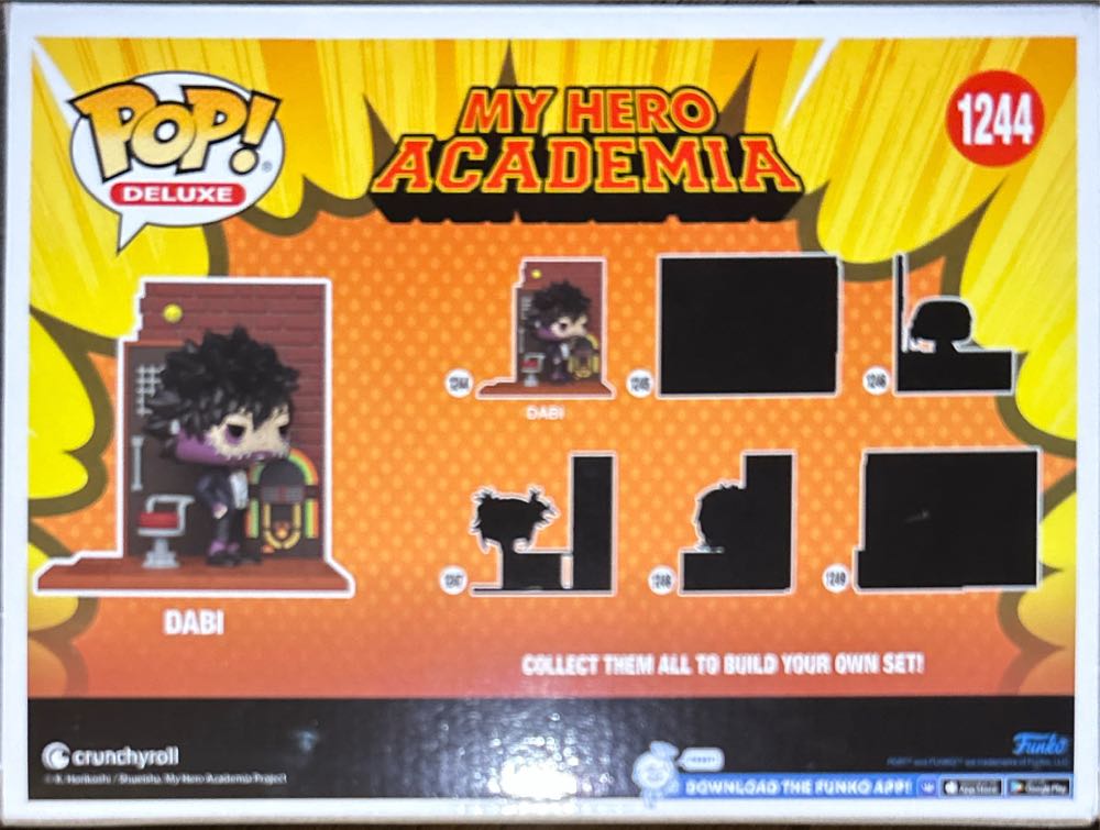 #1244 Deluxe: My Hero Academia: Dabi - My Hero Academia vinyl figure collectible [Barcode 889698686303] - Main Image 3