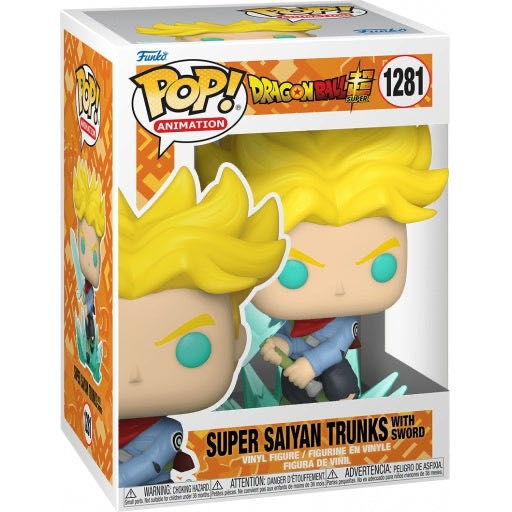 DB -1281- Super Saiyan Trunks w/ Sword - Dragon Ball Z vinyl figure collectible [Barcode 889698580199] - Main Image 2