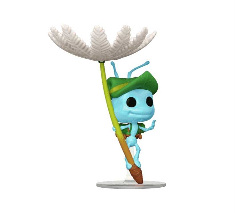 Flik on Dandelion Seed - A Bug’s Life vinyl figure collectible [Barcode 889698702799] - Main Image 2