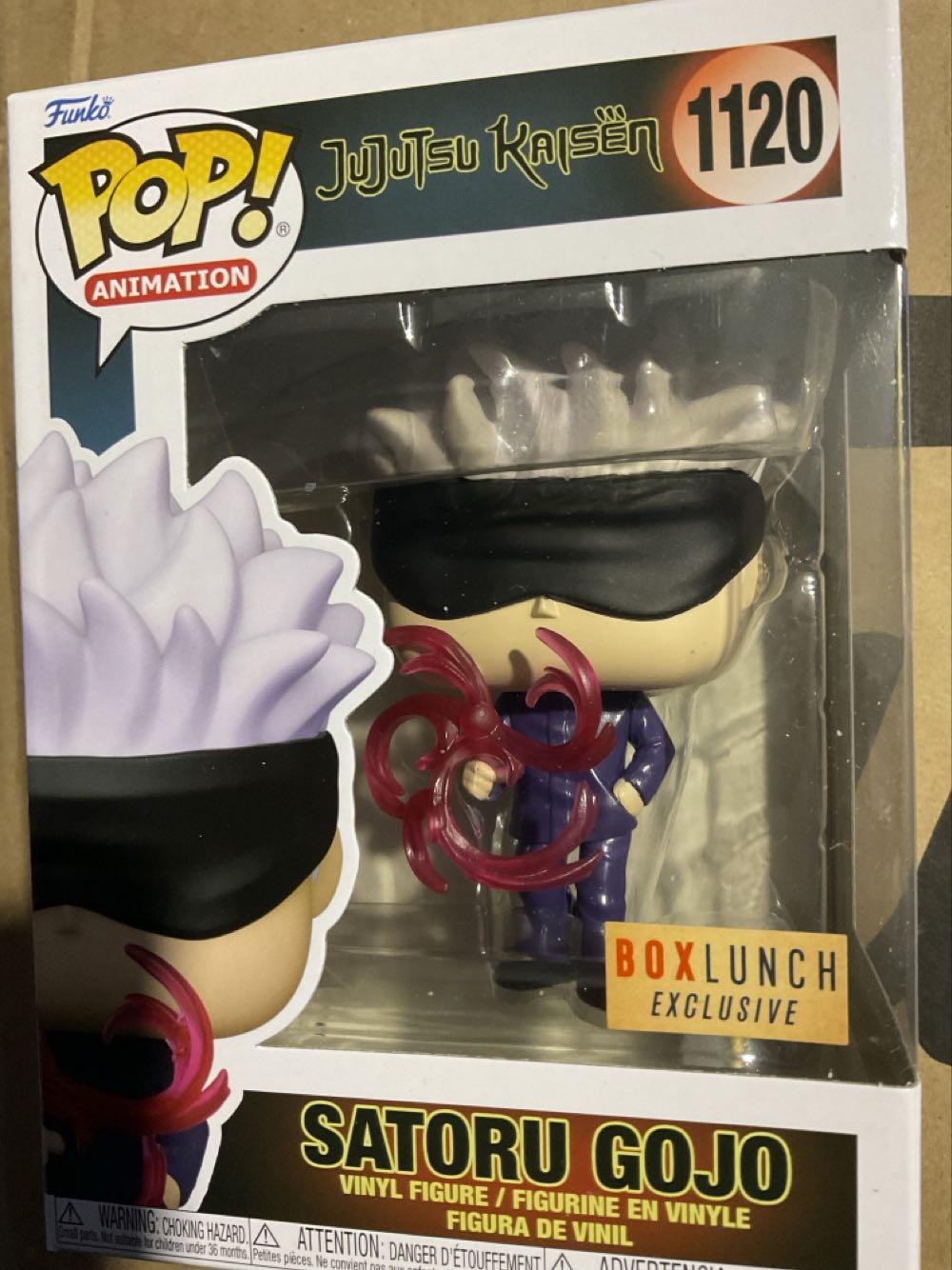 Satoru Gojo Pop! 1120  vinyl figure collectible [Barcode 889698623377] - Main Image 2