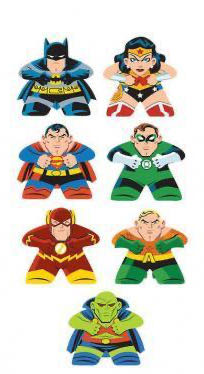 Cryptozoic Mighty Meeples Dc Justice League Collection Tin - DC: Superheroes vinyl figure collectible [Barcode 814552022973] - Main Image 2