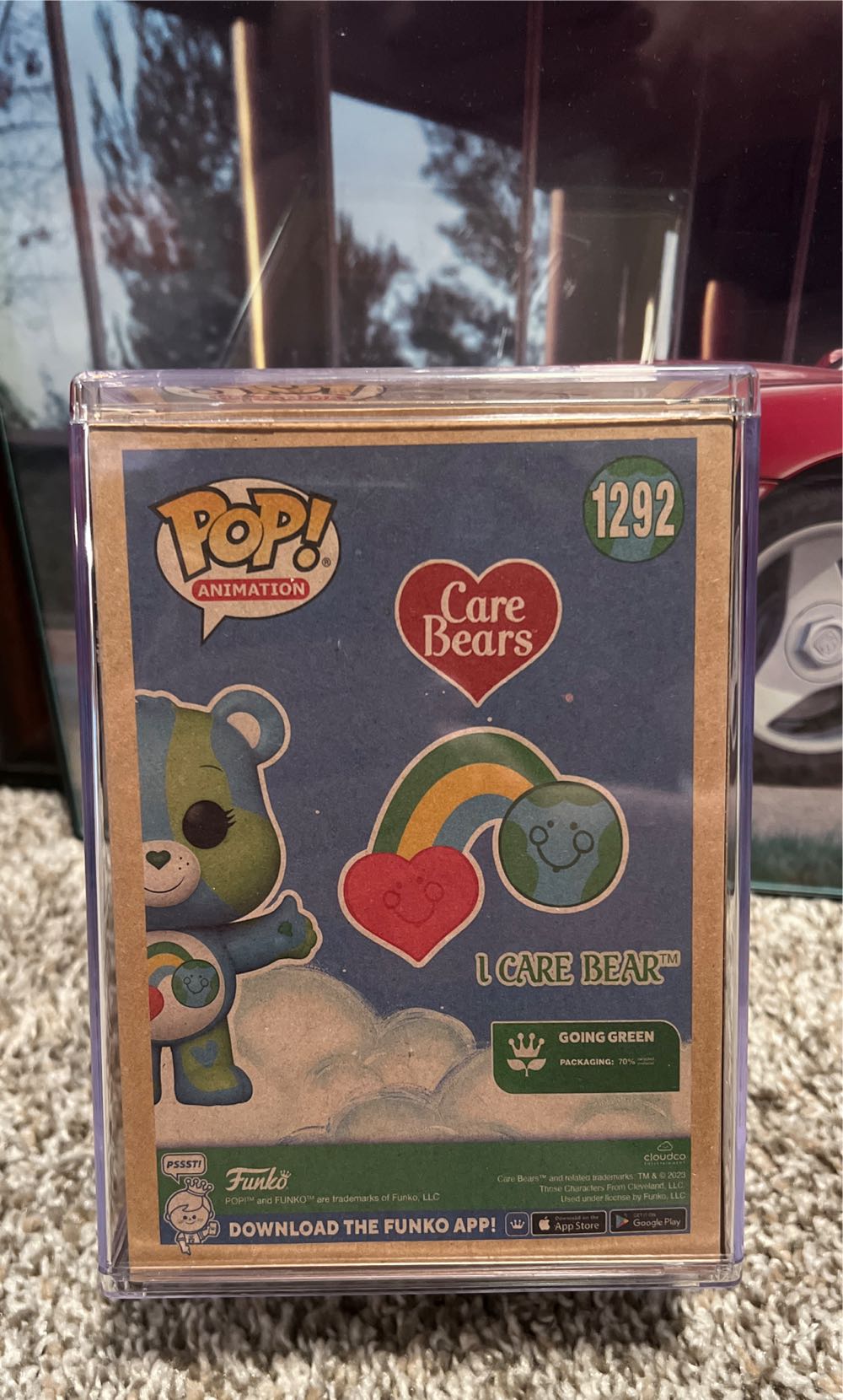 Care Bears: I Care Bear, #1292 - Funko vinyl figure collectible [Barcode 889698718776] - Main Image 2