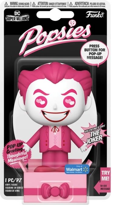 Valentine’s Day The Joker Popsies Figure - DC Comics vinyl figure collectible [Barcode 889698690249] - Main Image 2