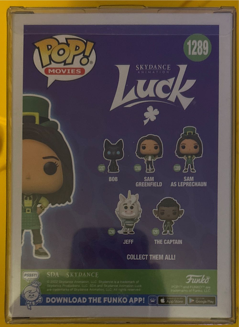 Luck: Sam As Leprechaun  vinyl figure collectible [Barcode 889698678643] - Main Image 3