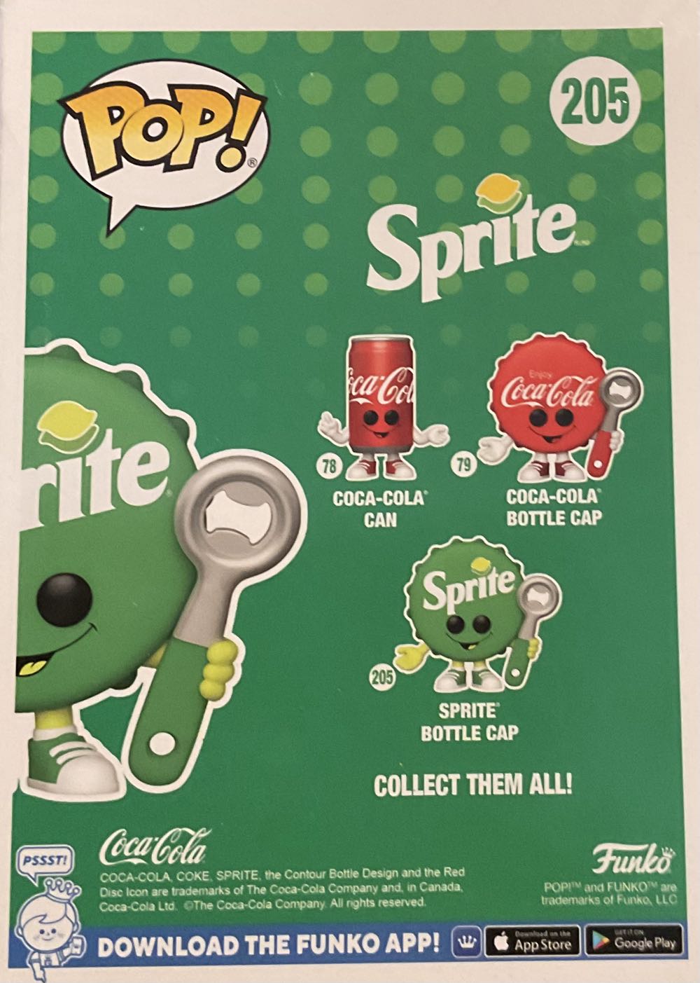 Sprite Bottle Cap - Coca-Cola vinyl figure collectible - Main Image 3