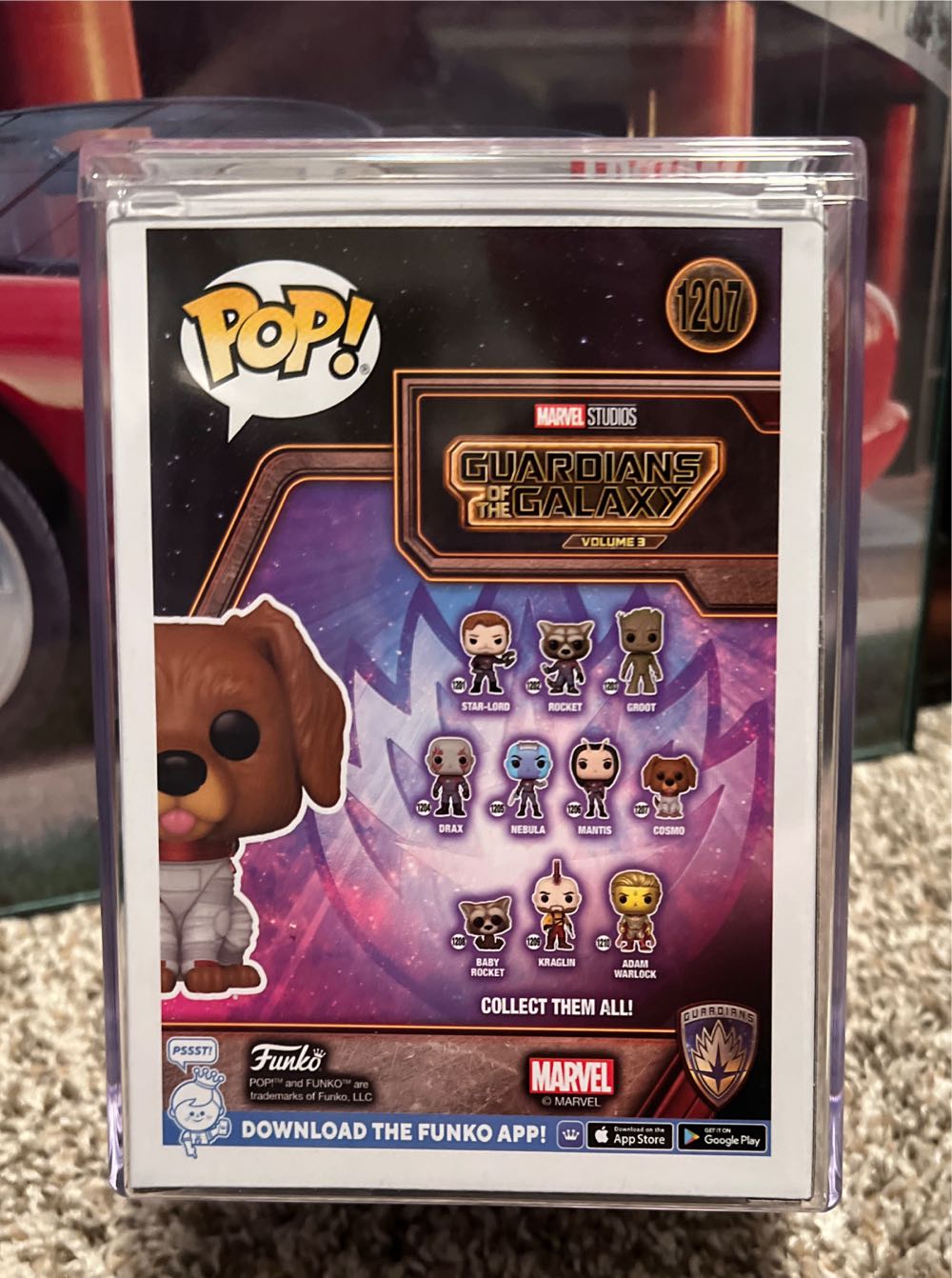 Guardians of the Galaxy: Cosmo, #1207 (Flocked) - Guardians of the Galaxy vinyl figure collectible [Barcode 889698710619] - Main Image 2