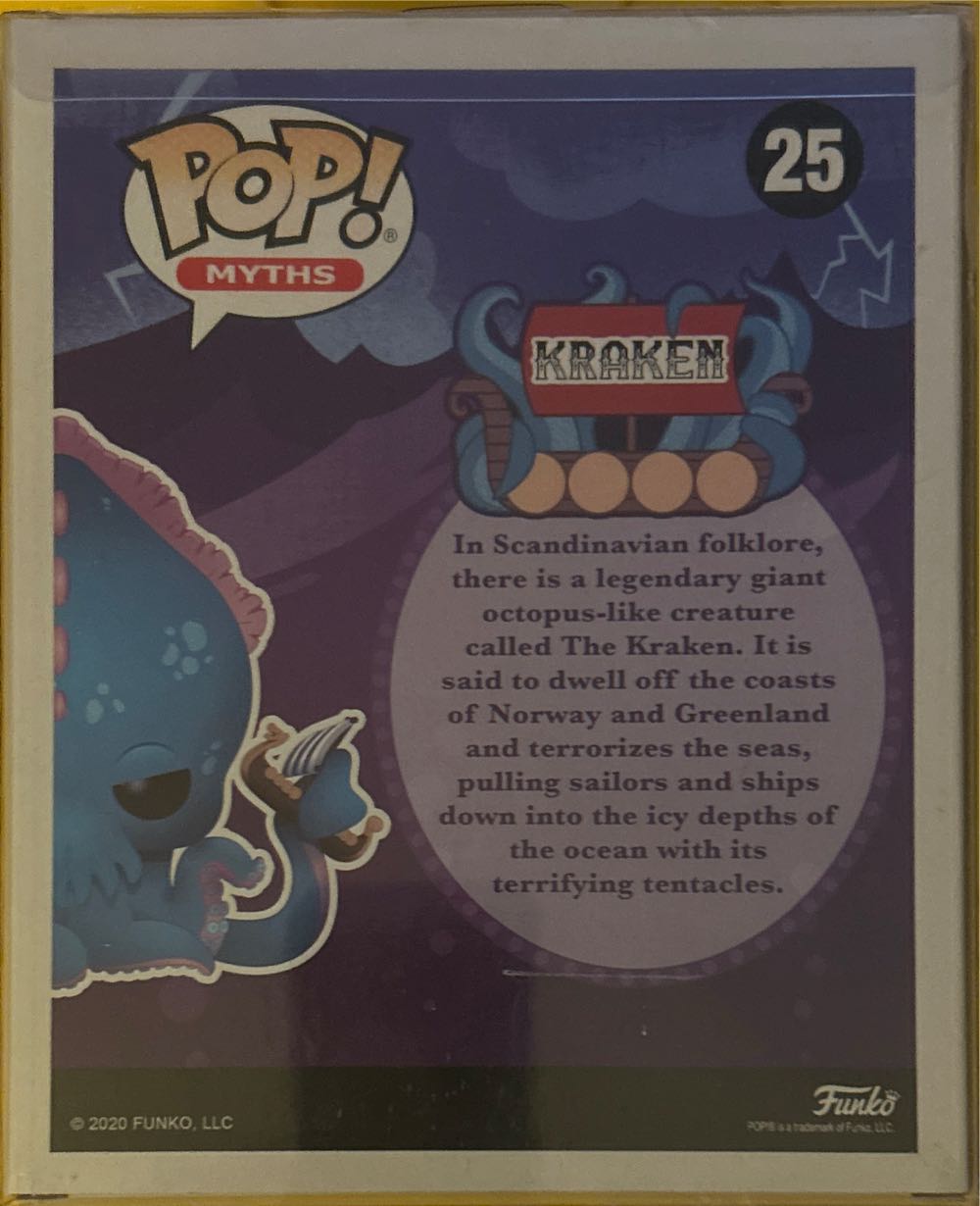 #25 Myths: Kraken: The Kraken (Funko Limited)  vinyl figure collectible [Barcode 889698473521] - Main Image 3