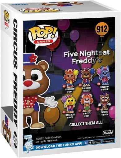 Circus Freddy - Five Nights at Freddy’s vinyl figure collectible [Barcode 889698676304] - Main Image 2