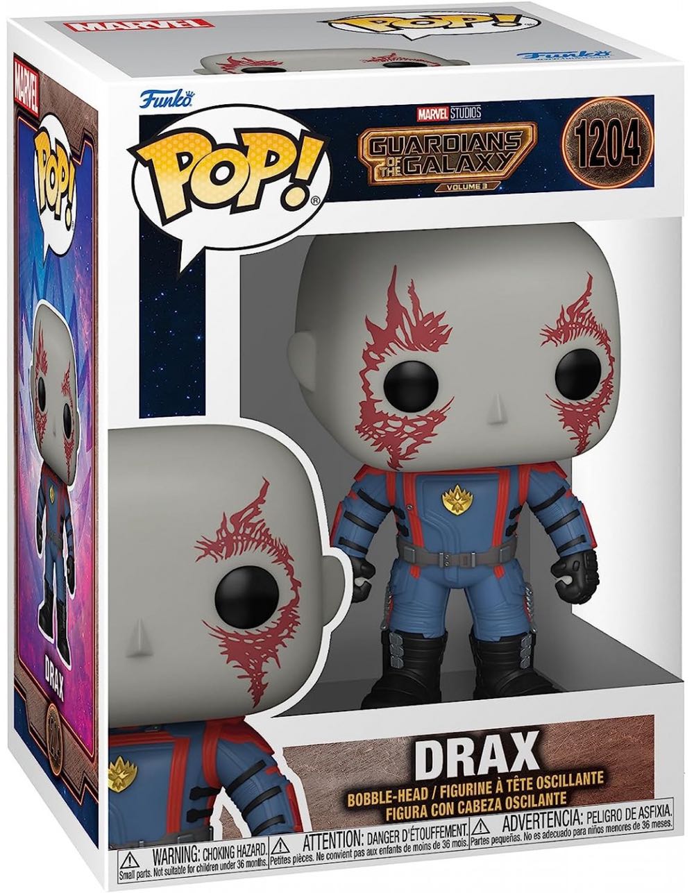 Drax #1204 - Guardians of the Galaxy vinyl figure collectible [Barcode 889698680530] - Main Image 2