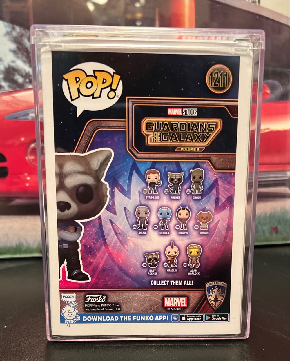 GOTG Volume 3: Rocket - Guardians of the Galaxy vinyl figure collectible [Barcode 889698675147] - Main Image 2