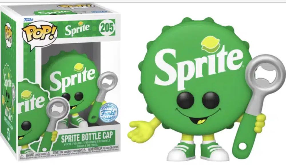 Coca-Cola - Sprite Bottle Cap - Coca-Cola vinyl figure collectible [Barcode 889698559980] - Main Image 2