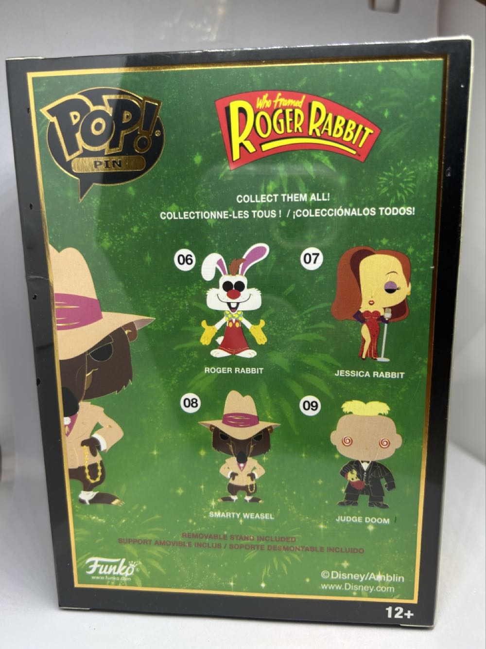 Smarty Weasel Pin - Who Framed Roger Rabbit? vinyl figure collectible [Barcode 671803312531] - Main Image 2