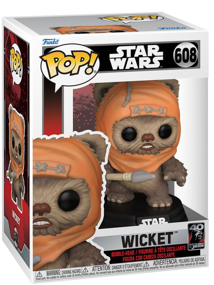 #608 Star Wars: Return Of The Jedi: Wicket - Star Wars vinyl figure collectible [Barcode 889698707459] - Main Image 2