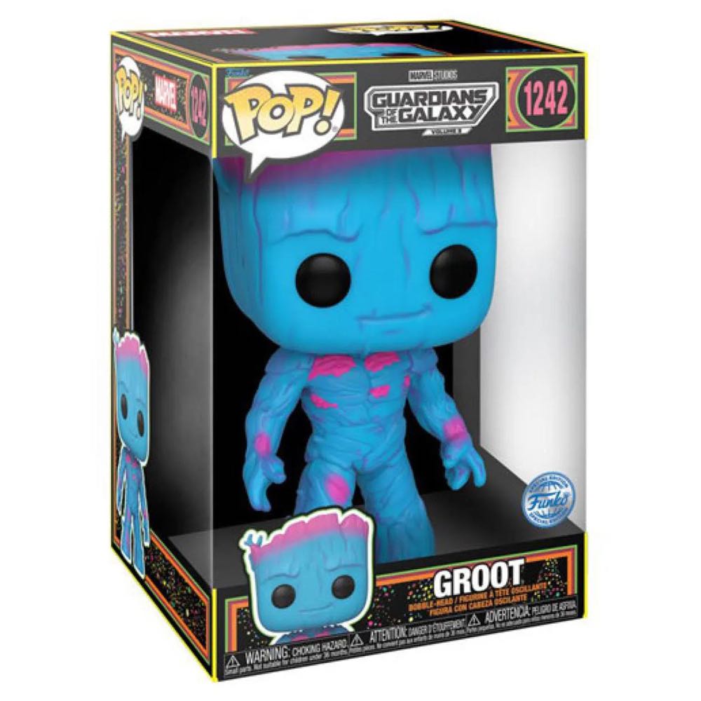 GOTG VOLUME 3: BLACKLIGHT GROOT  vinyl figure collectible [Barcode 889698711227] - Main Image 2