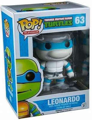 63. LEONARDO - Teenage Mutant Ninja Turtles vinyl figure collectible [Barcode 889698100779] - Main Image 1