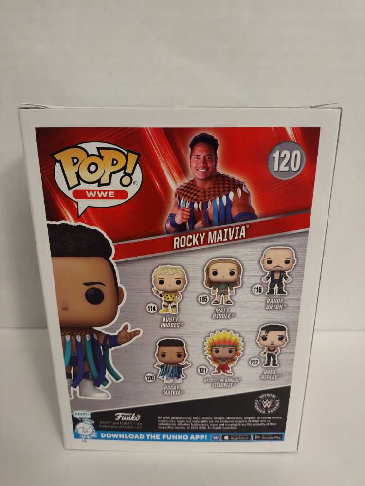 Rocky Maivia - WWE vinyl figure collectible [Barcode 889698674010] - Main Image 2