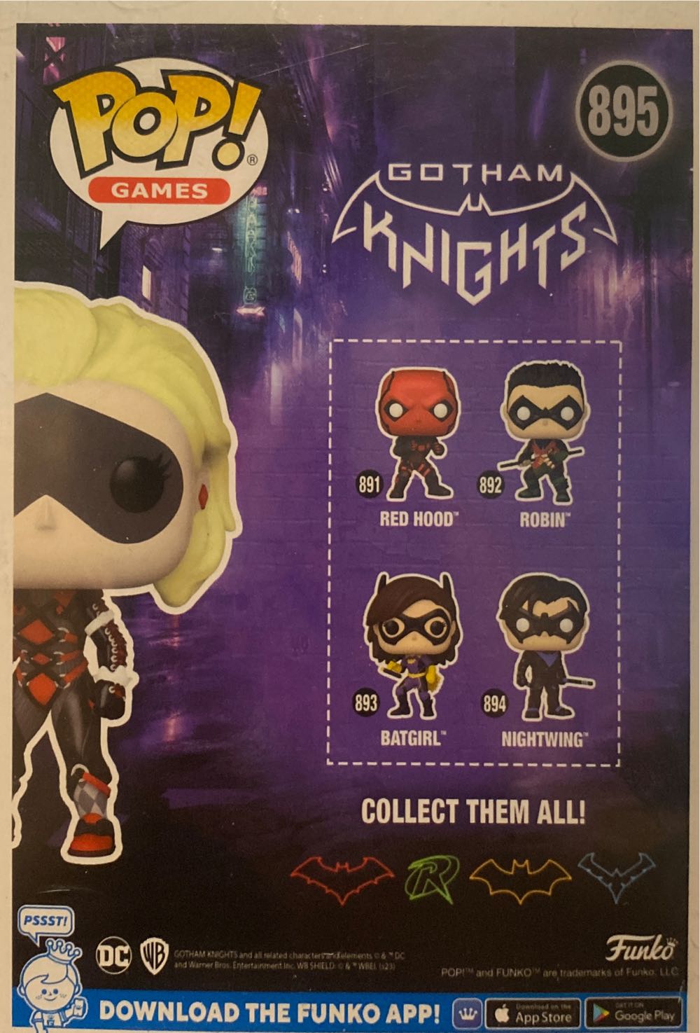 Harley Quinn (Gotham Knights)  vinyl figure collectible [Barcode 889698588584] - Main Image 4