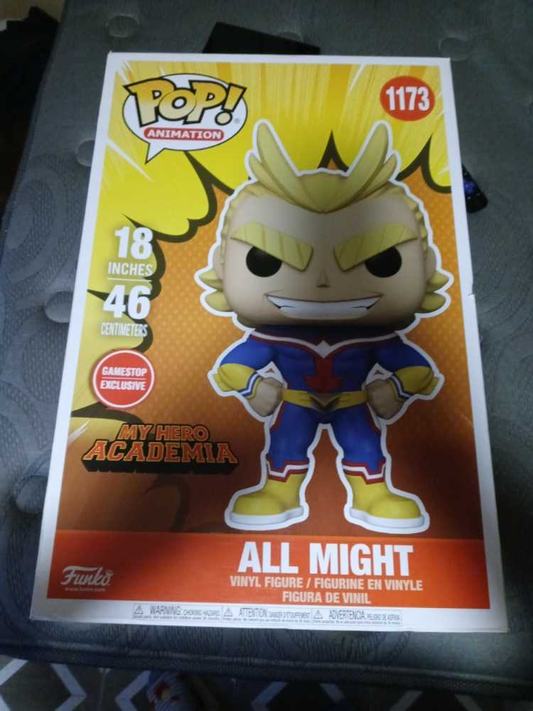 All Might 18” Pop! Vinyl - My Hero Academia vinyl figure collectible [Barcode 889698623506] - Main Image 2