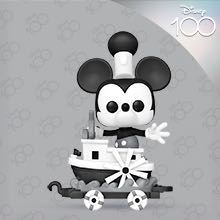 Disney 100 Train: Mickey Mouse in Steamboat Car (Amazon Exclusive) - Disney vinyl figure collectible [Barcode 889698704564] - Main Image 3