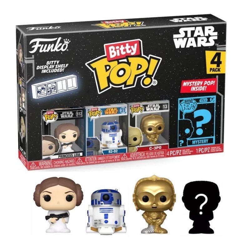 Bitty Pop! Star Wars Princess Leia R2D2 C3PO & Mystery - Star Wars vinyl figure collectible [Barcode 889698715126] - Main Image 2
