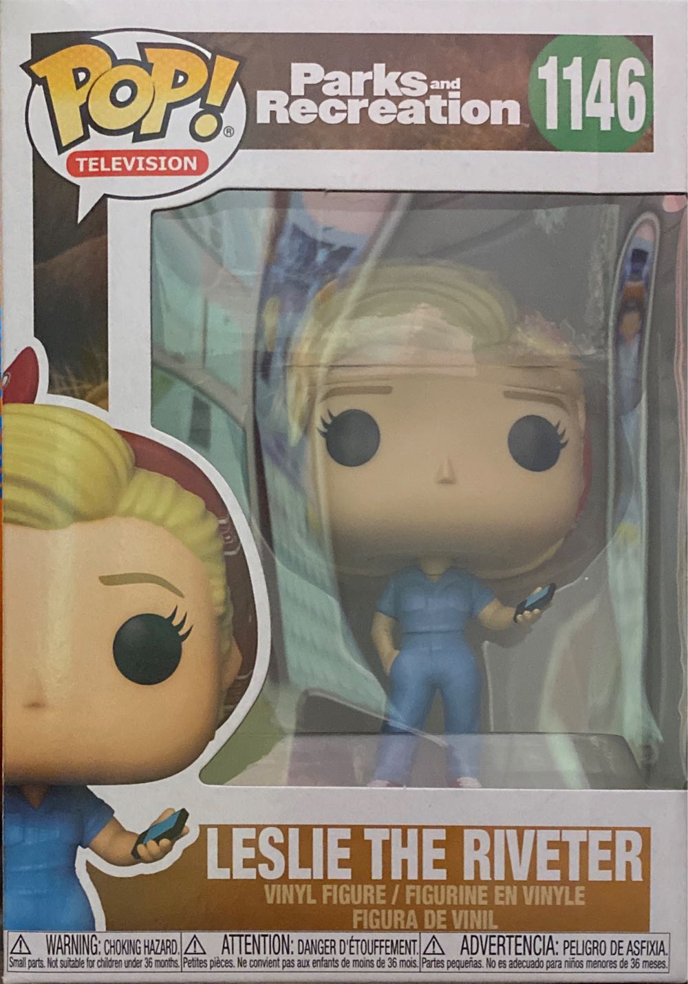 Leslie The Riveter - Parks and Recreation vinyl figure collectible [Barcode 889698561709] - Main Image 2