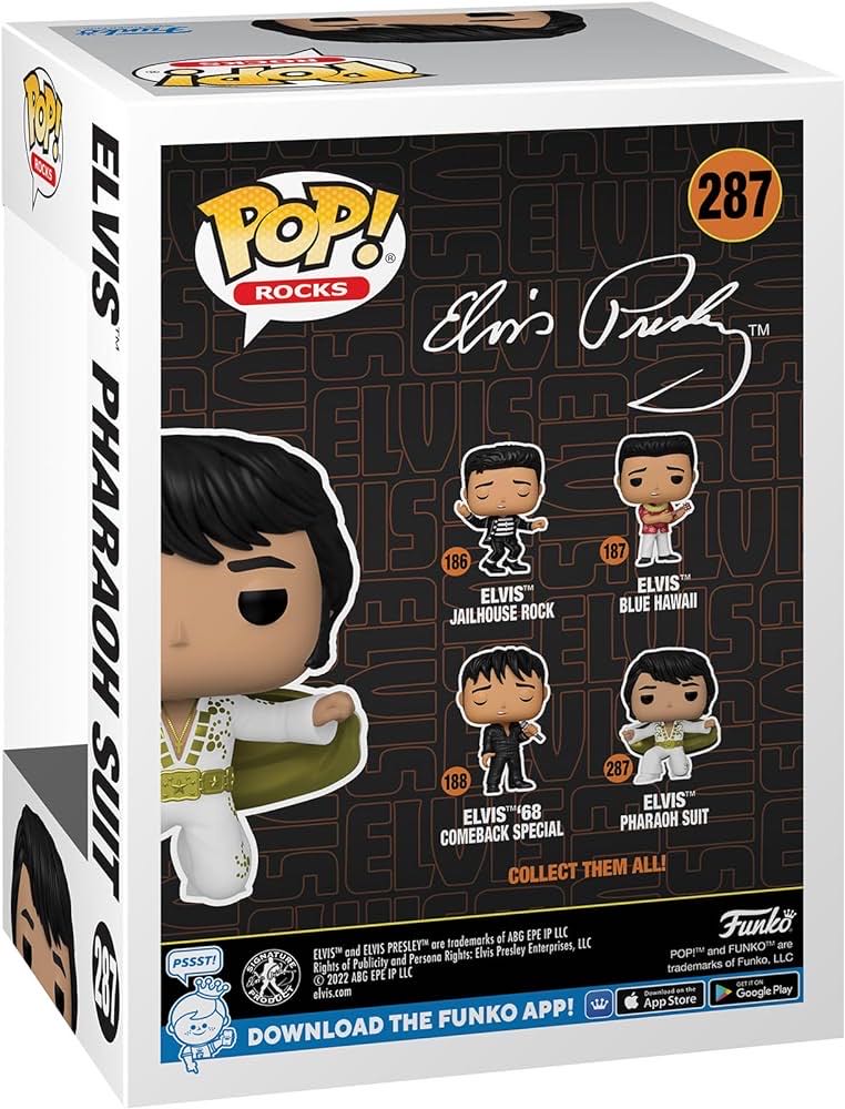 Elvis Pharaoh Suit (Diamond) - Elvis Presley vinyl figure collectible [Barcode 889698650342] - Main Image 2
