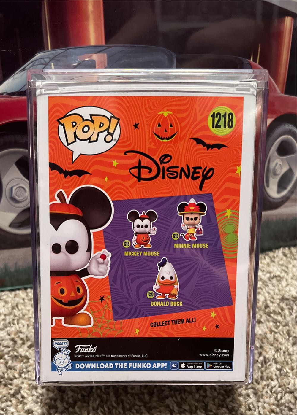 Disney -1218- Mickey Mouse Halloween Pumpkin Suit - Disney vinyl figure collectible [Barcode 889698640893] - Main Image 2