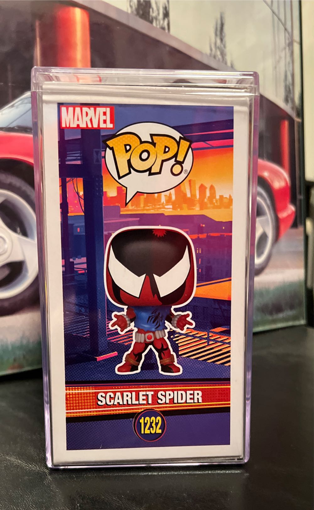 SPIDER-MAN ACROSS THE SPIDERVERSE: SCARLET SPIDER (WALMART EXCLUSIVE) - Spider-Man vinyl figure collectible [Barcode 889698657358] - Main Image 4
