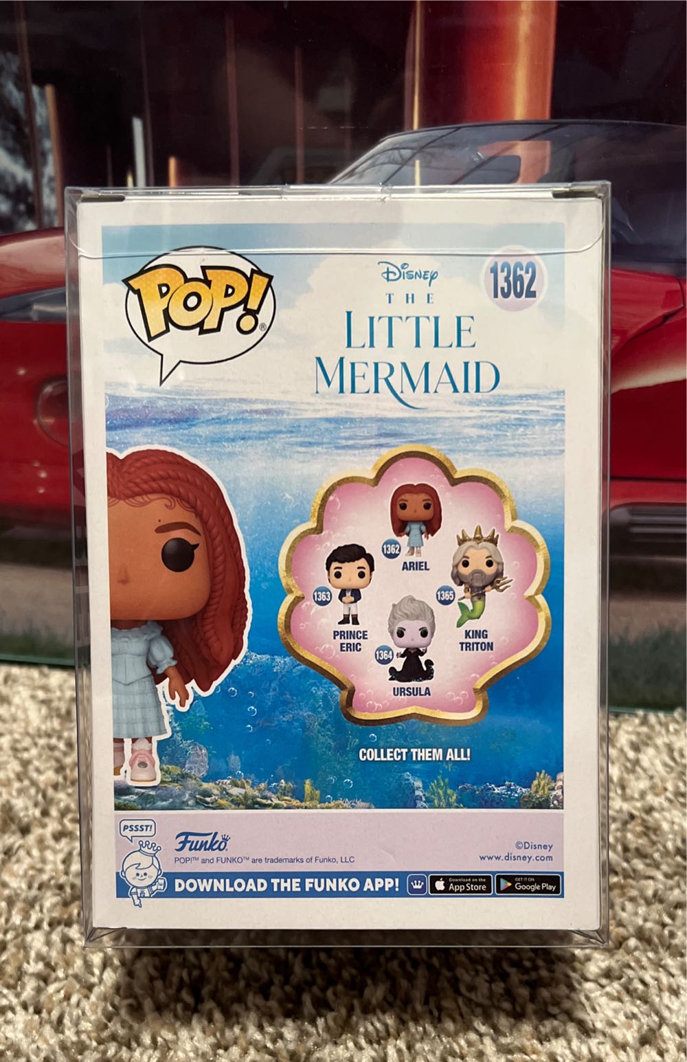 Funko Pop! The Little Mermaid: Ariel # 1362  vinyl figure collectible [Barcode 889698707329] - Main Image 3