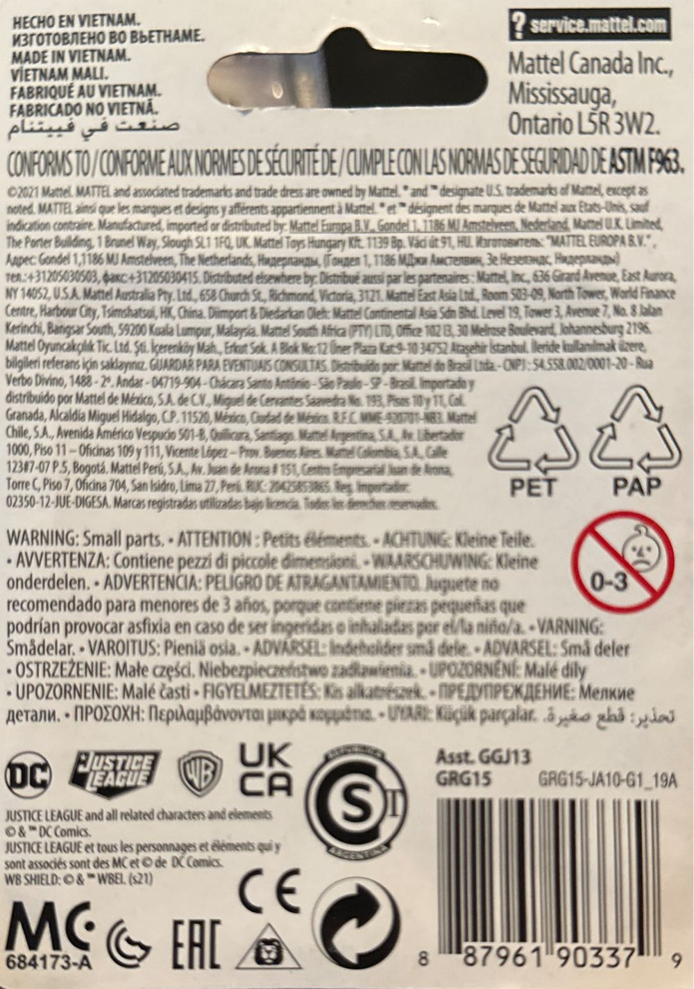 Mini Figure Justice League Superman - DC Comics vinyl figure collectible [Barcode 887961903379] - Main Image 3