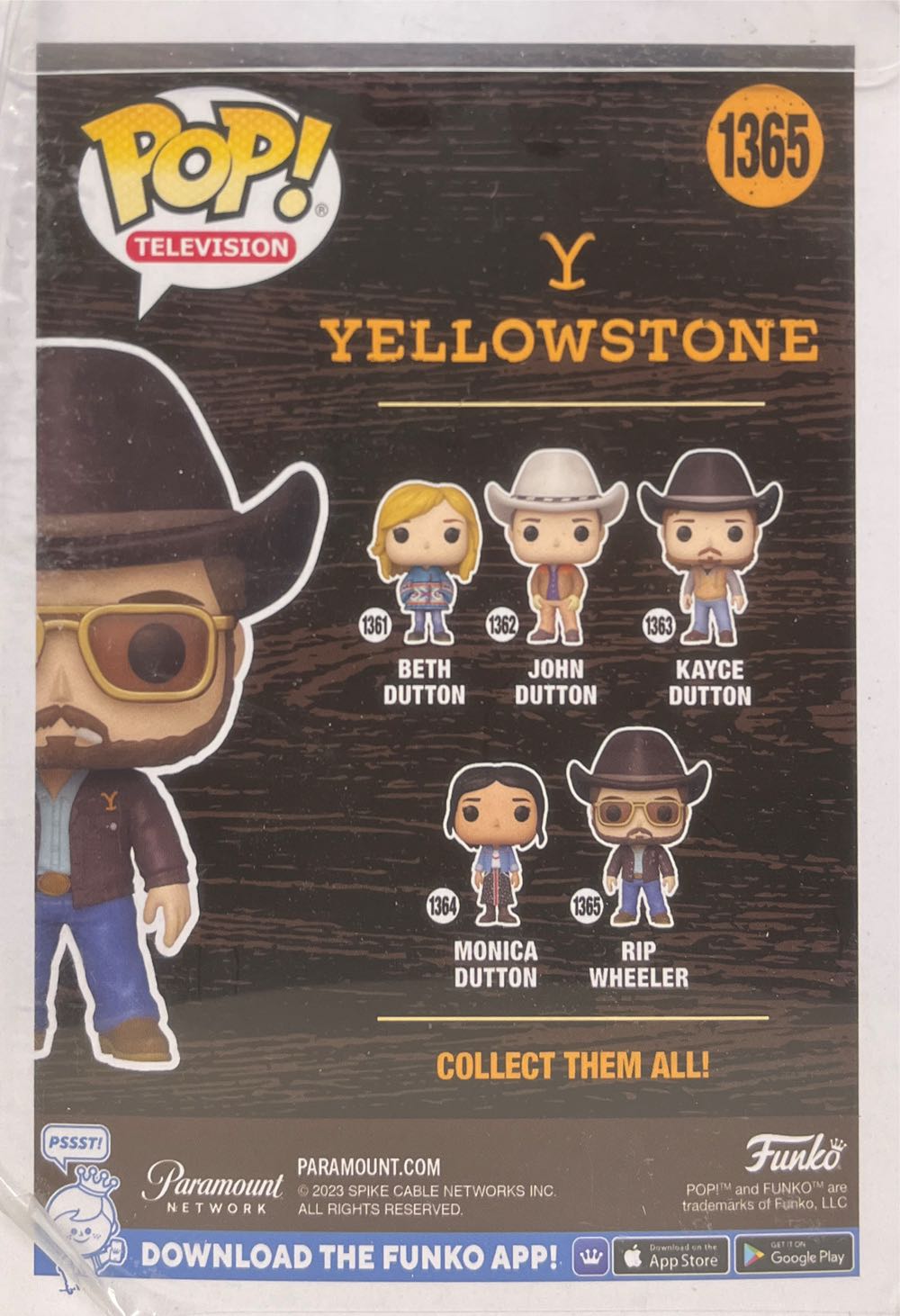 Rip Wheeler - 1365  vinyl figure collectible [Barcode 889698706650] - Main Image 3