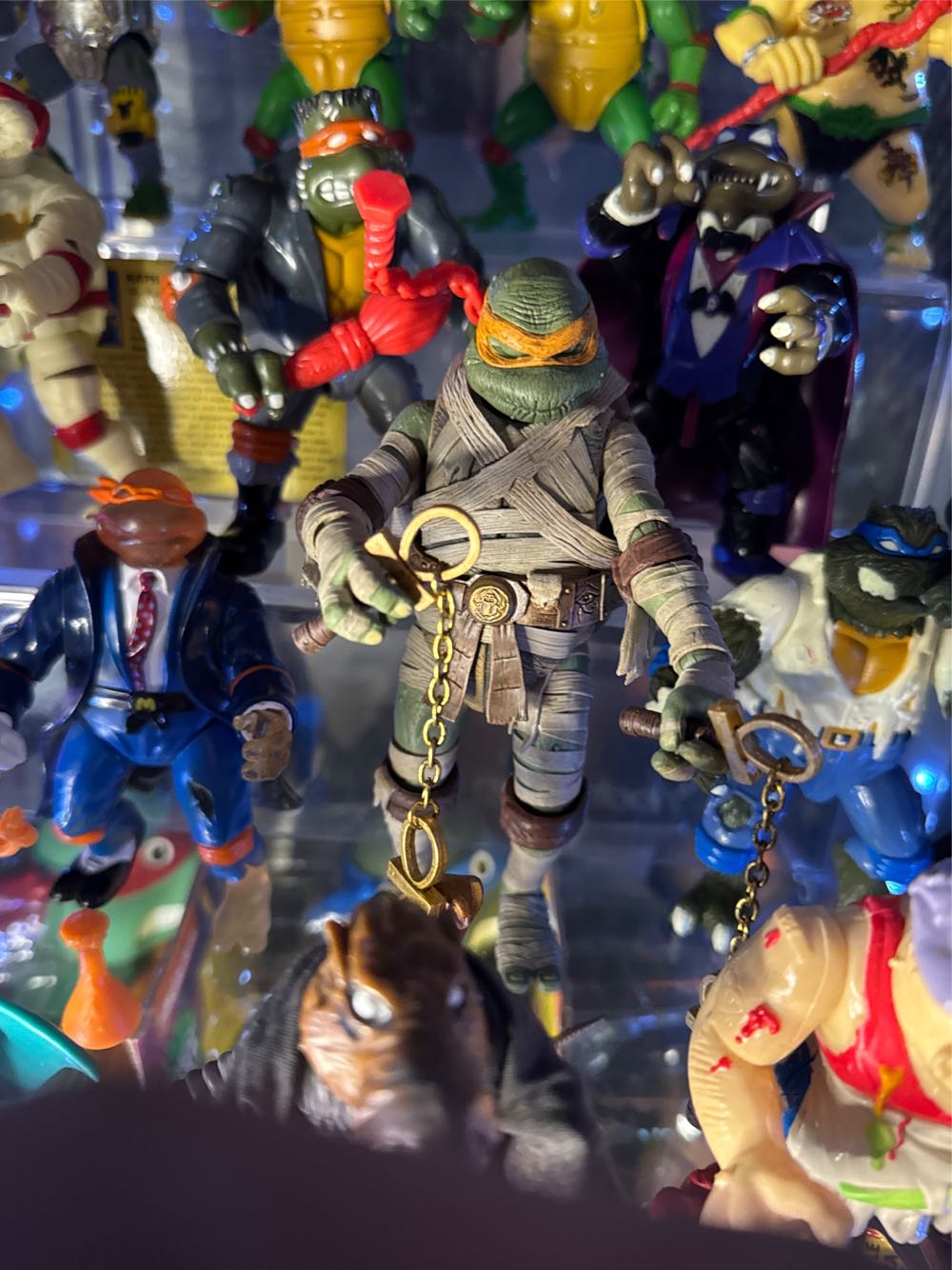 Neca TMNT: Michelangelo As The Mummy - Teenage Mutant Ninja Turtles vinyl figure collectible [Barcode 634482541876] - Main Image 2