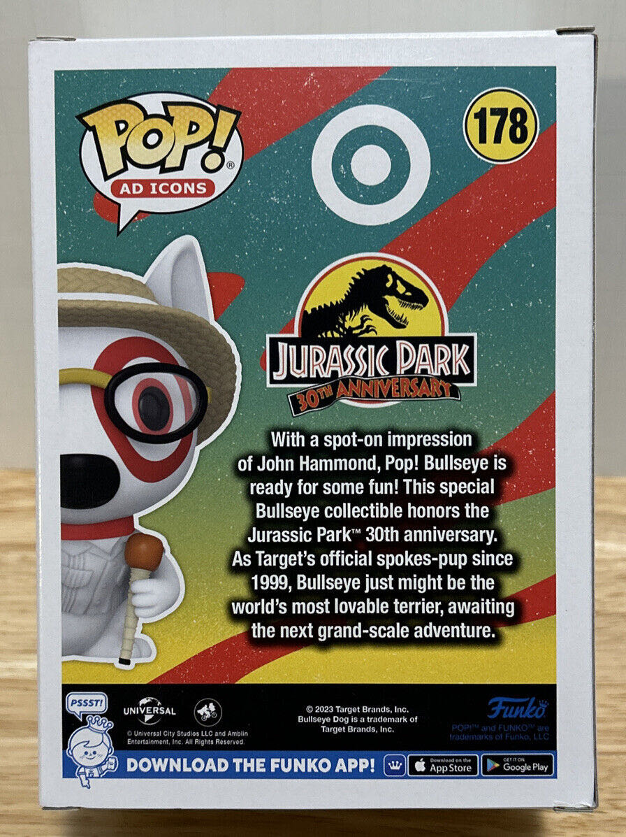 Bullseye (Dressed as John Hammond) - Jurassic Park vinyl figure collectible [Barcode 889698713337] - Main Image 2