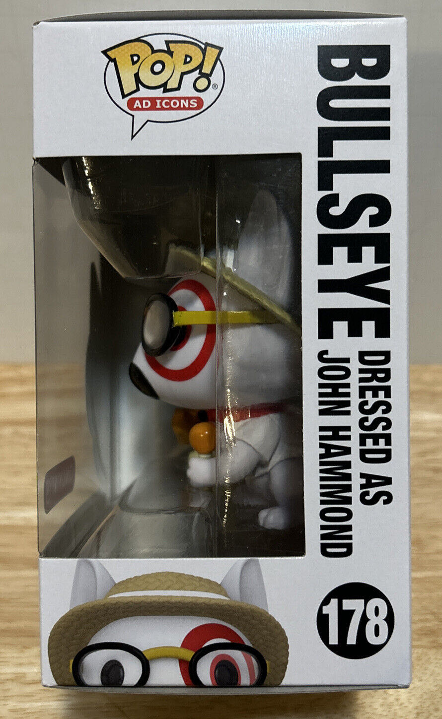 Bullseye (Dressed as John Hammond) - Jurassic Park vinyl figure collectible [Barcode 889698713337] - Main Image 3