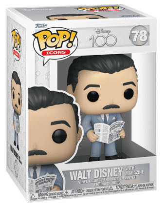 Walt Disney with Magazine  vinyl figure collectible - Main Image 2