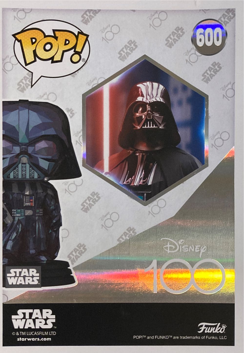 Darth Vader Facet - Star Wars vinyl figure collectible [Barcode 889698704861] - Main Image 2