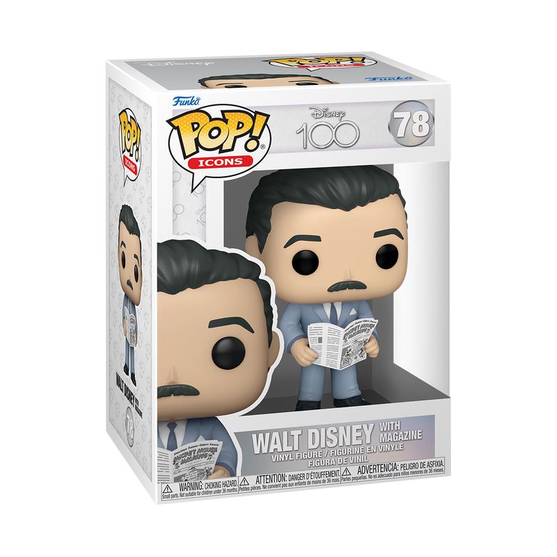 Walt Disney with Magazine - Disney vinyl figure collectible - Main Image 2