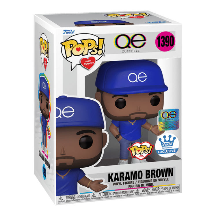 Queer Eye: KARAMO BROWN (Funko Shop Exclusive)  vinyl figure collectible [Barcode 889698712958] - Main Image 2