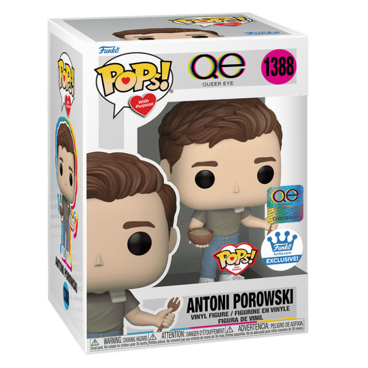 Queer Eye: ANTONI POROWSKI (Funko Shop Exclusive)  vinyl figure collectible [Barcode 889698712927] - Main Image 2